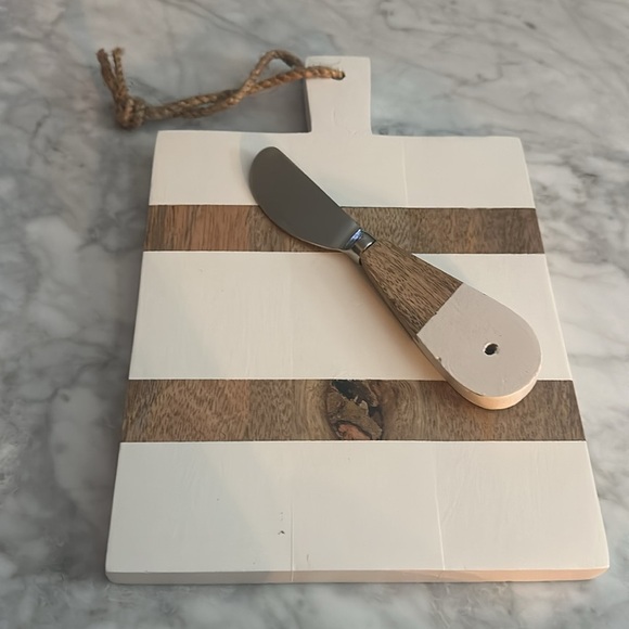 Cheese board white and wood - Picture 2 of 4